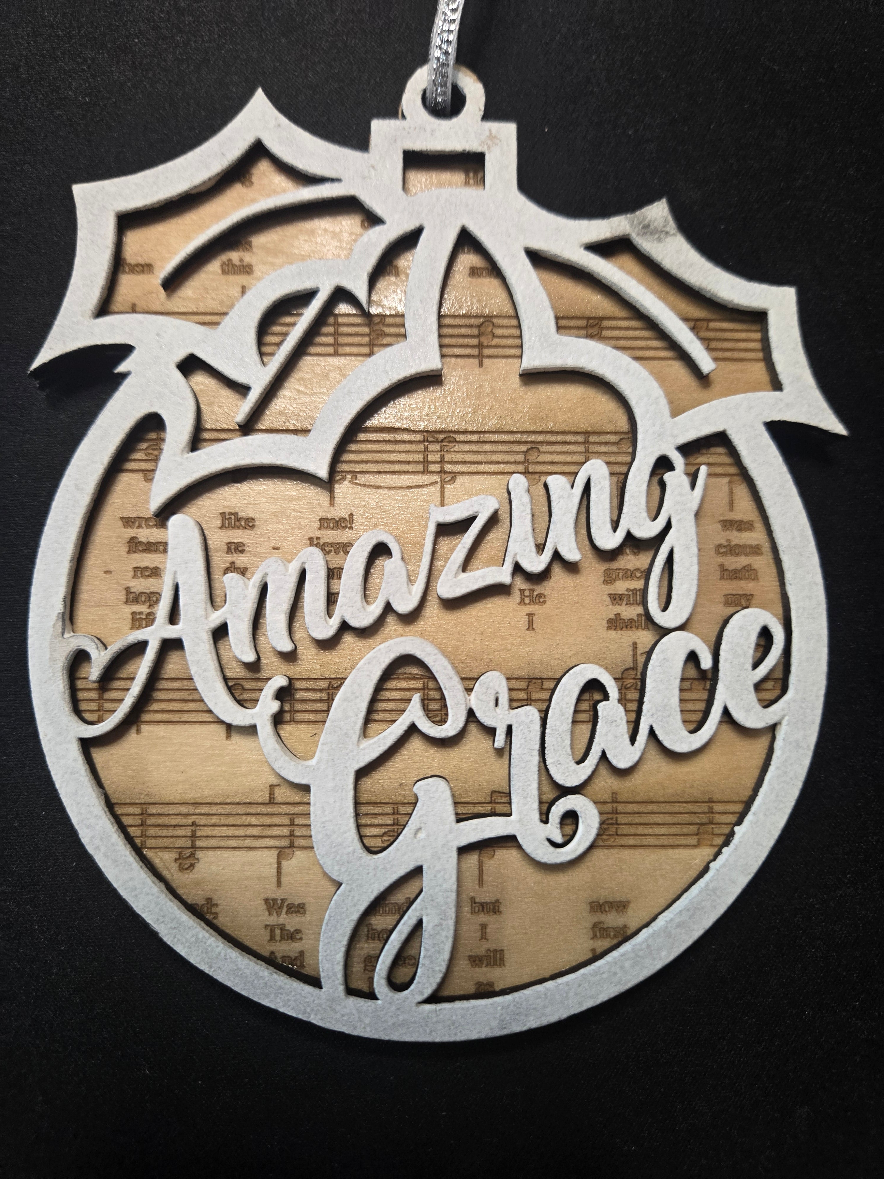 Amazing Grace Christmas Ornament