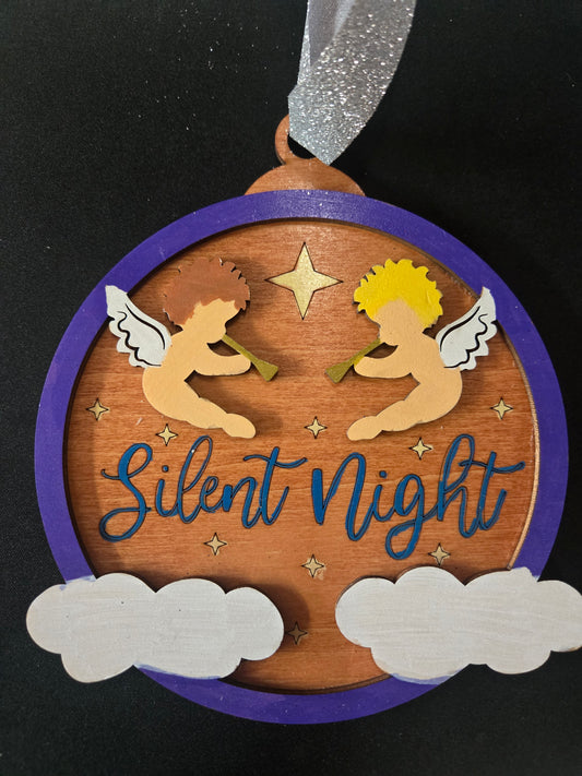 Silent Night Christmas Ornament