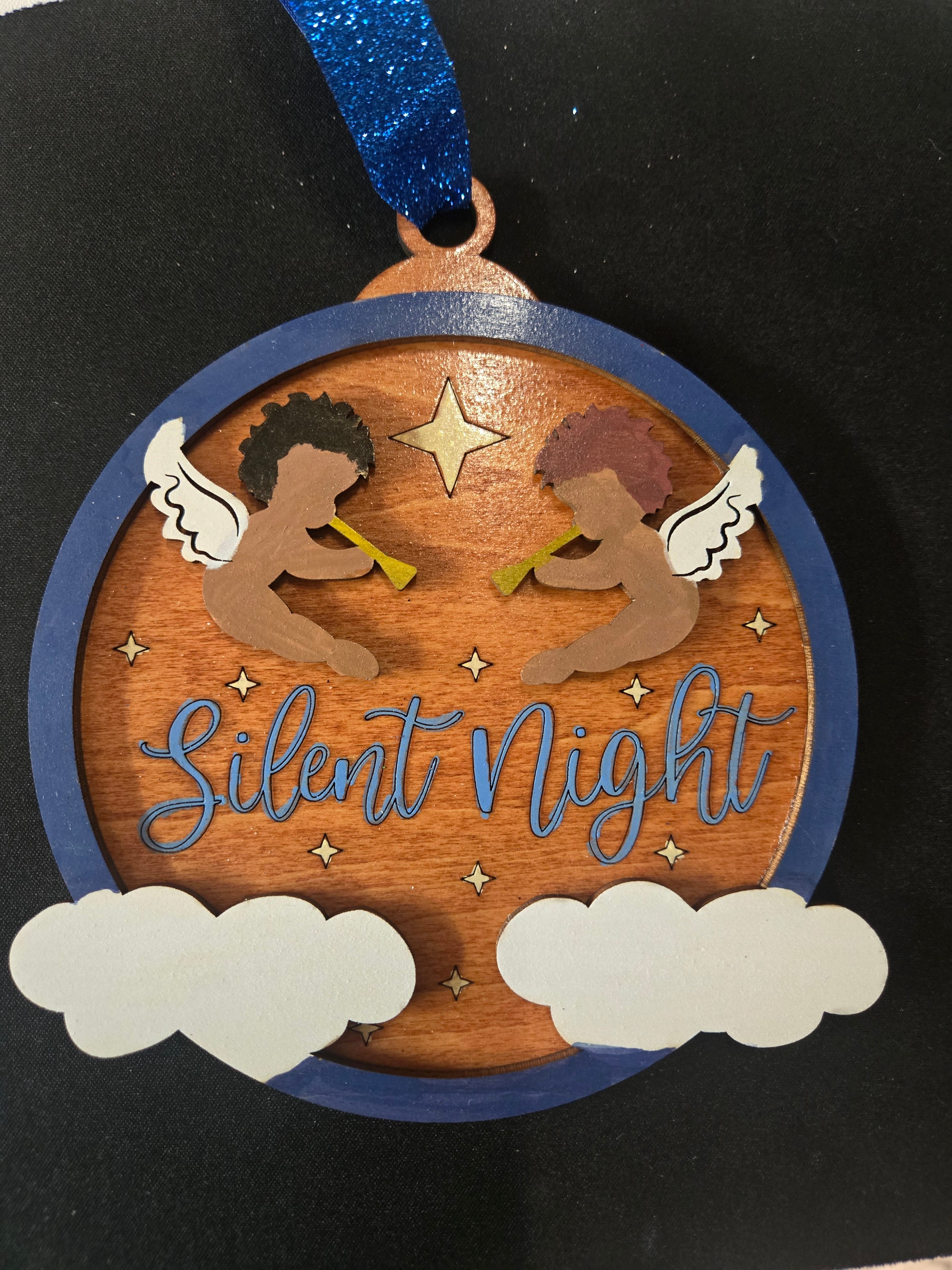 Silent Night Christmas Ornament