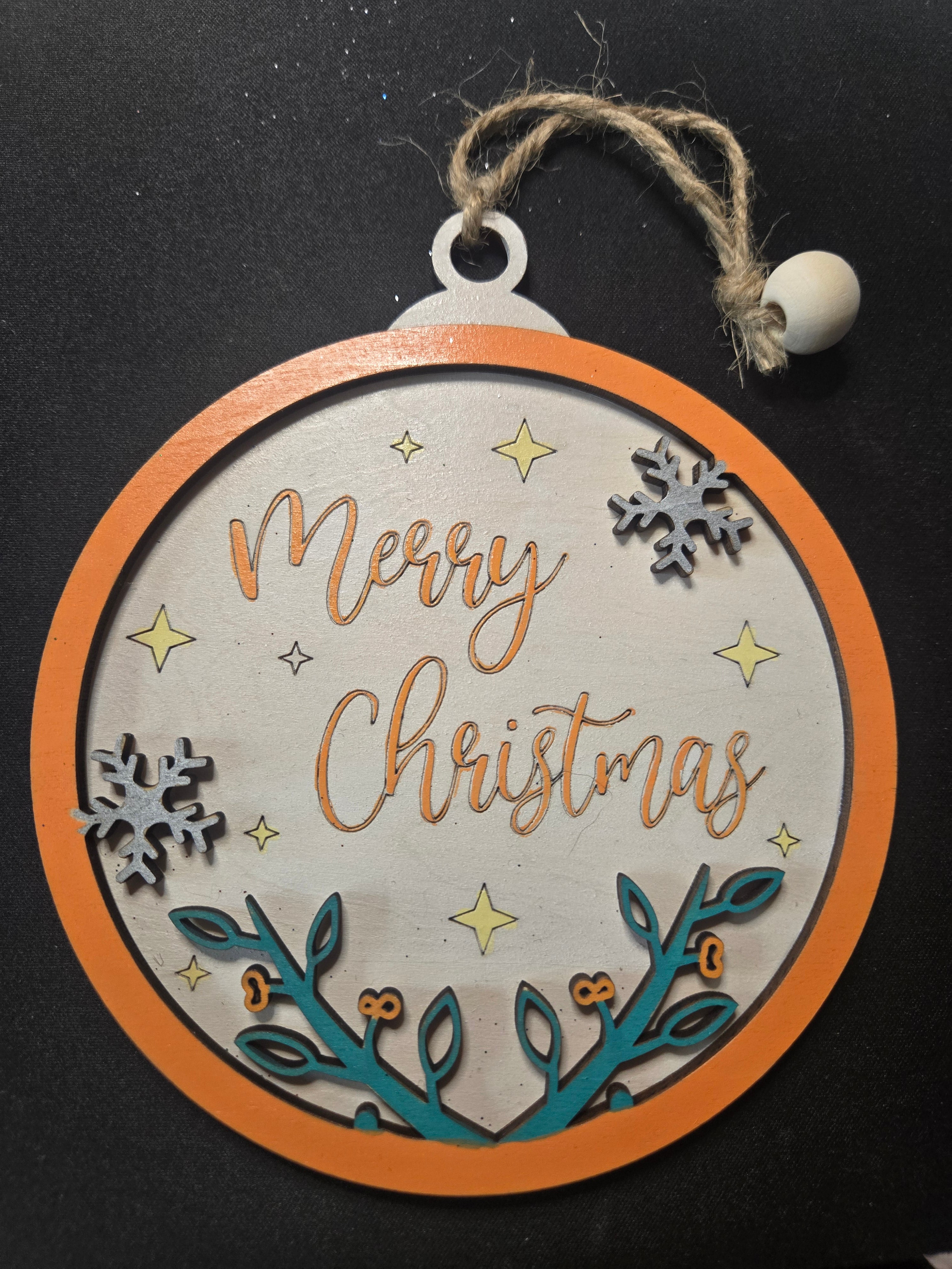 Merry Christmas Ornament