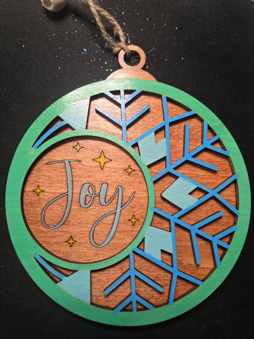 Joy Christmas Ornament