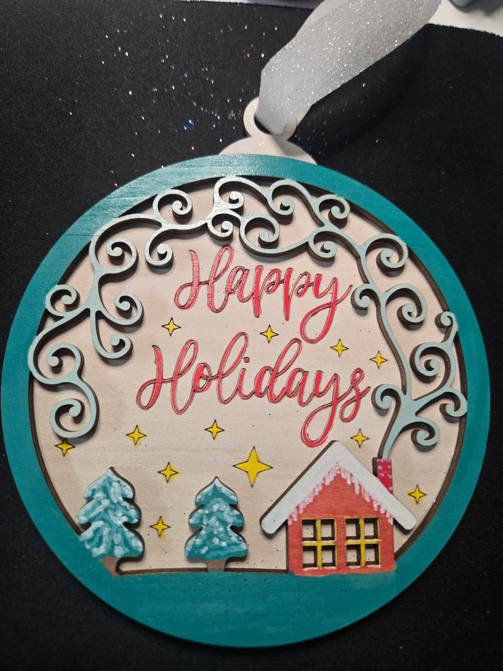 Happy Holidays Ornament