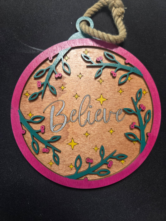 Believe Ornament