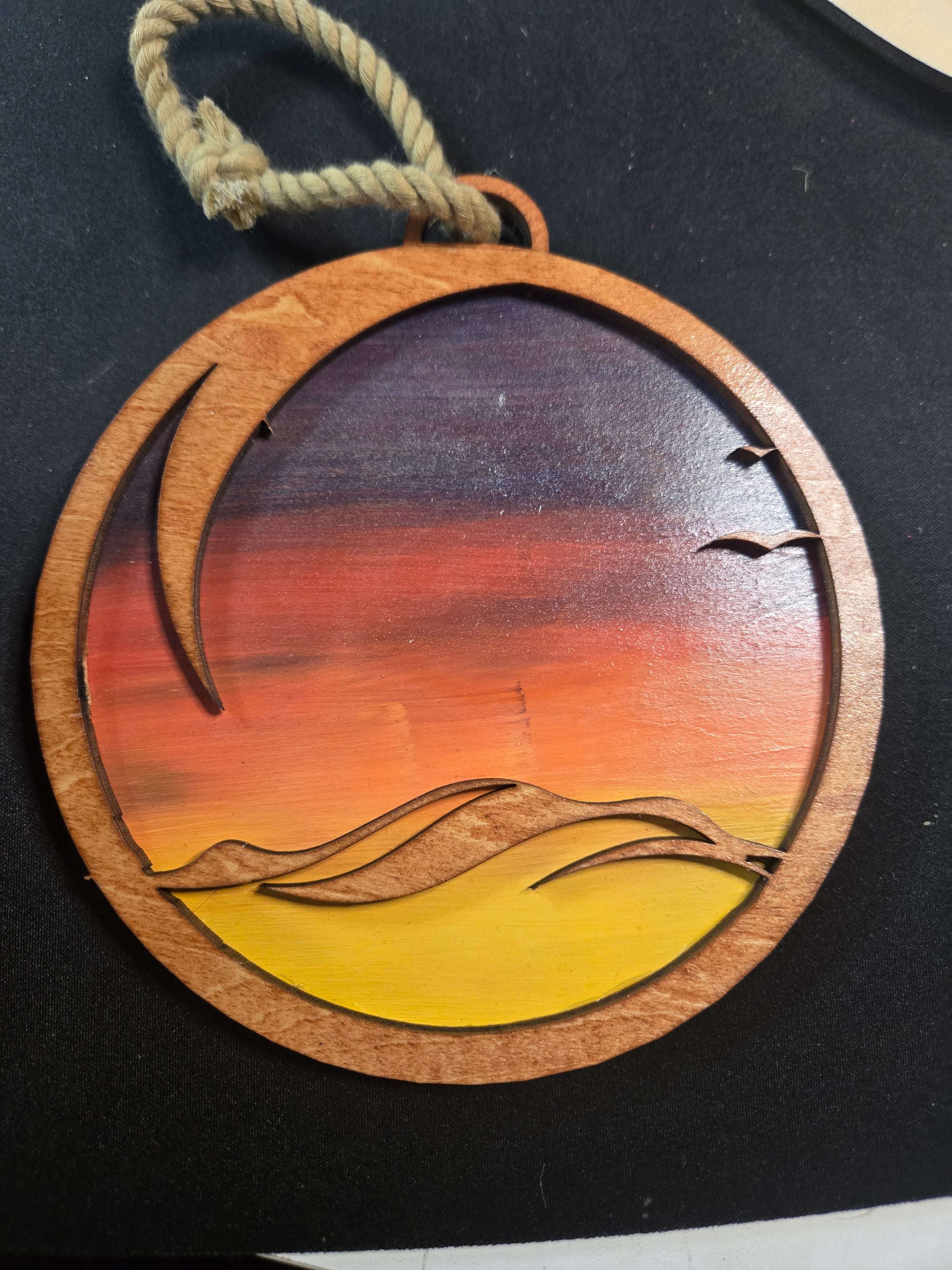 Tropical sunset Ornament