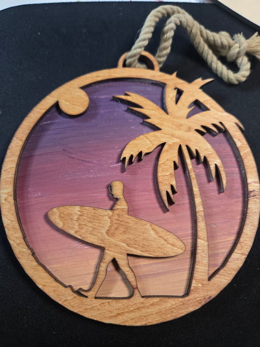 Tropical sunset Ornament