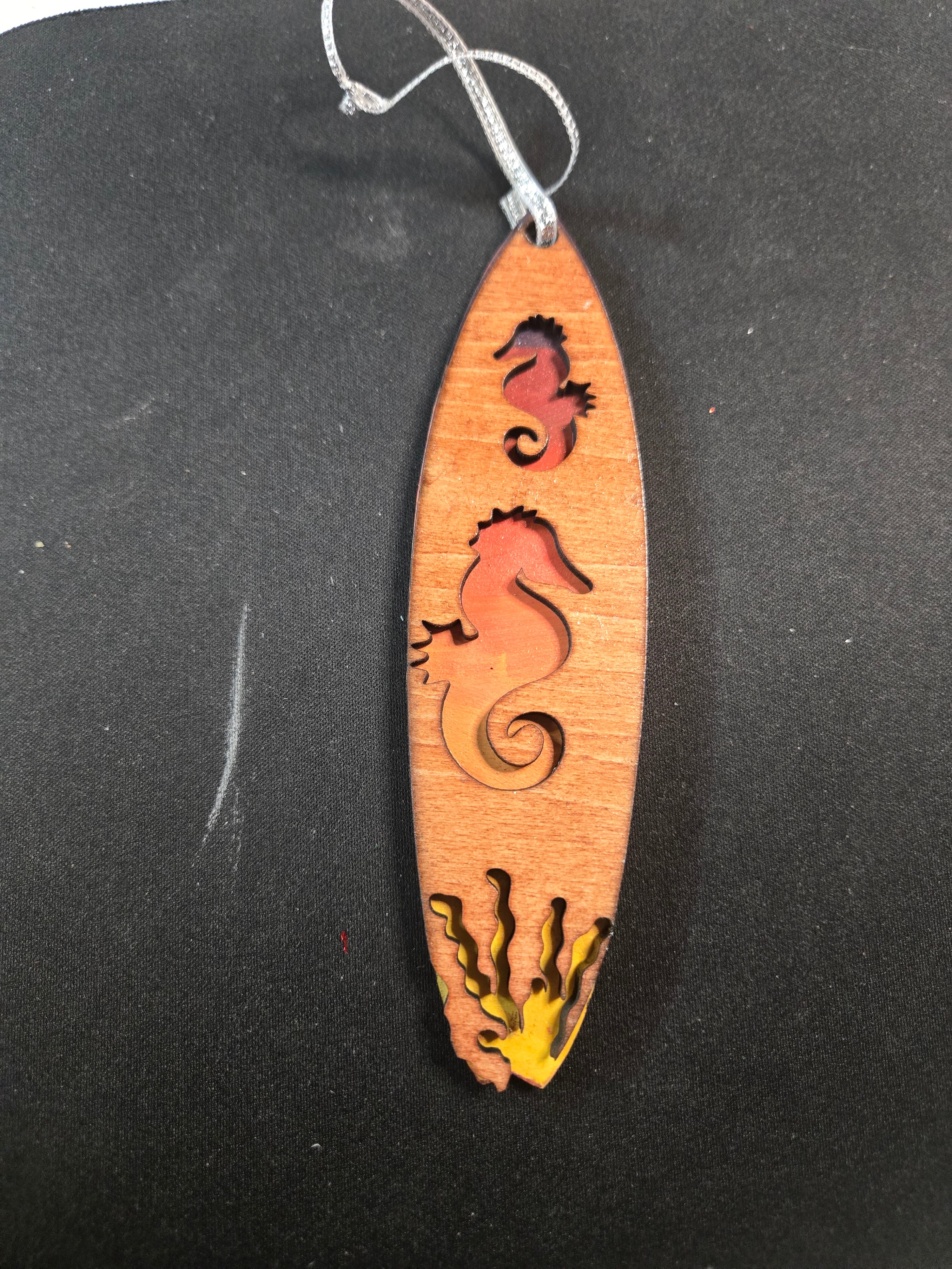 Sunset Surfboard Ornament