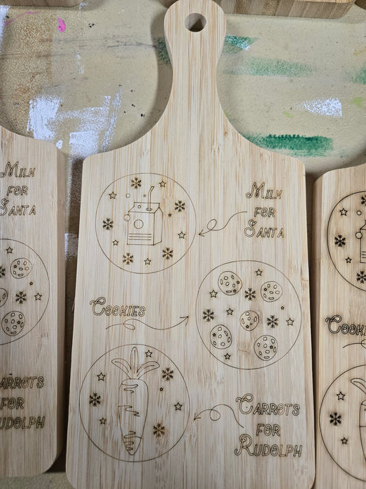 Cutting Broad Santa Snacks