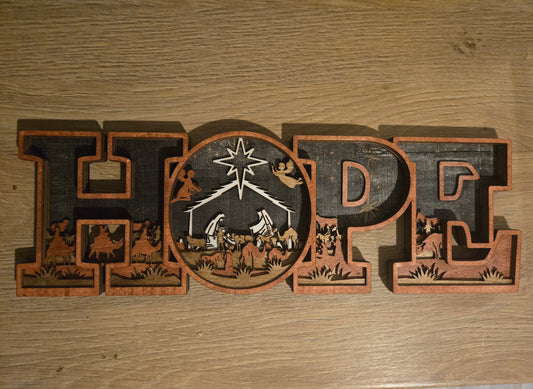 Small HOPE sign