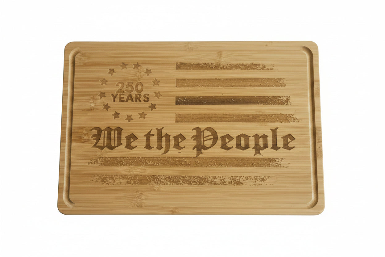 Patriotic cutting board series